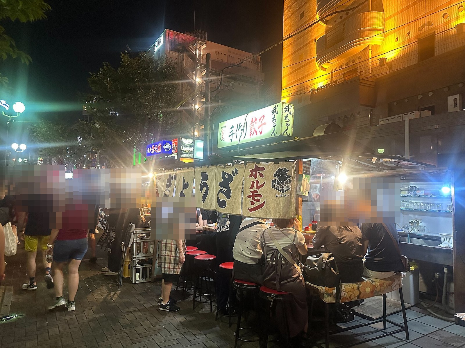 야타이 내부·음식